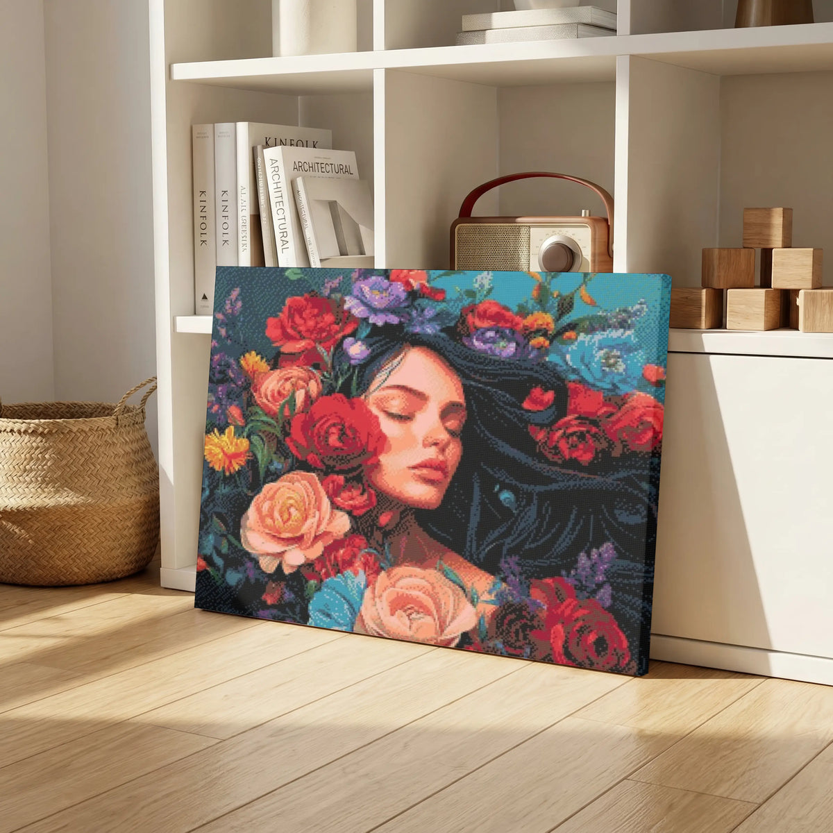 Floral Portrait | Diamond Painting Kit