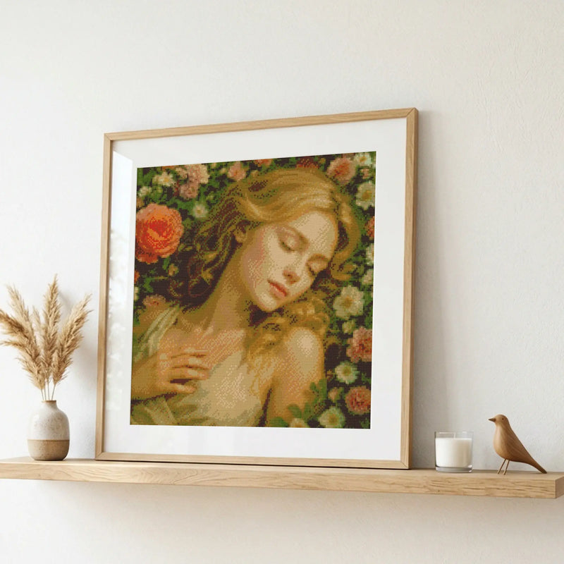 Sleeping Beauty in Rose Garden
