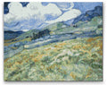 Wheat Field with Mountains by Vincent van Gogh